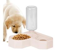 Mangeoire et distributeur d'eau pour chat - 500 ml Love Distributeur d'eau à angle droit pour chien, gamelle d'eau pour chien, chat anti-basculement et distributeur d'eau pour chiens, chiots, chatons