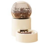 Mangeoire et distributeur d'eau pour chat, distributeur d'eau et de nourriture pour animaux de compagnie, distributeur de nourriture pour chat et fontaine à eau par gravité pour chats, petits chiens