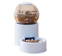 Mangeoire et distributeur d'eau pour chat, distributeur d'eau et de nourriture pour animaux de compagnie, distributeur de nourriture pour chat et fontaine à eau par gravité pour chats, petits chiens