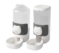 Mangeoire et distributeur d'eau pour chat, ensemble distributeur de nourriture et d'eau pour chat | Mangeoire automatique pour animaux,Mangeoire et distributeur d'eau pour chien et chat, ensemble d'al