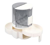 Mangeoire et Eau Automatique pour Chat, Mangeoires Automatiques pour Chat, Distributeur de Nourriture pour Chat, Double Couche, Sec et Humide, Stockage Rotatif séparé,