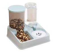 Mangeoire for Animaux de Compagnie, Distributeur Automatique d'eau for Chat, mangeoire et Nourriture, Bol for Chien(Grün)