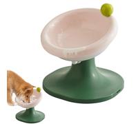 Mangeoire inclinée pour chat, support adapté aux moustaches, hauteur réglable, plat de nourriture pour animaux de compagnie pour appartement maison