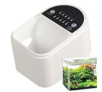 Mangeoire intelligente pour aquarium, système d'alimentation automatique des poissons, minuterie avec portions réglables, outil d'alimentation compact, aide aux vacances avec design pratique, outil de
