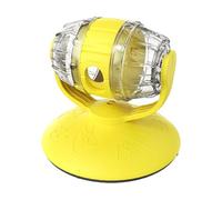 Mangeoire interactive pour chat, distributeur de friandises roulant, jouet de 13 x 11,8 cm avec libération lente, mangeoires en forme de tonneau avec ouvertures réglables, appareil de jeu pour chaton