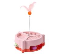 Mangeoire interactive pour chat, distributeur de nourriture lente pour chatons, jouets interactifs pour chats d'intérieur, distributeur de nourriture lente créative pour chatons