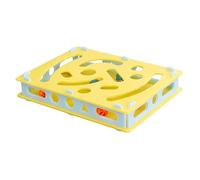 Mangeoire interactive pour chat - Jouet d'enrichissement interactif - Boîte à friandises - Labyrinthe alimentaire pour chats d'intérieur - Distributeur de friandises lentes (A)