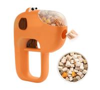 Mangeoire interactive pour chat, jouet distributeur de friandises, lanceur de collations de 6,89 x 3,74 x 1,77 pouces avec fonction catapulte, outil d'alimentation pour animaux de compagnie, accessoir