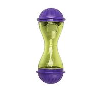 Mangeoire interactive pour chat, jouet distributeur de friandises pour intérieur, mangeoire lente avec cloche interne