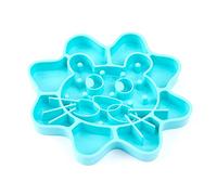 Mangeoire interactive pour chien à alimentation lente - Gamelle pour chiot - Assiette de nourriture pour chiot - Design étouffant - Mangeoire lente - Jouet