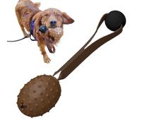 Mangeoire interactive pour chien, jouet en grains de café, balle à alimentation lente avec fonction de traction, mangeoire pour nettoyage des dents de chiot, jouet distributeur de nourriture avec desi