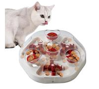 Mangeoire Interactive pour Chien - Jouet Puzzle à friandises lentes, défi Alimentaire engageant avec Fonction d'activité mentale Amusante, soutient la Dentition et Le soulagement de l'ennui, idéal