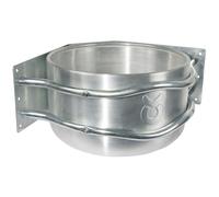 Mangeoire Kerbl 18 L aluminium argent 32496