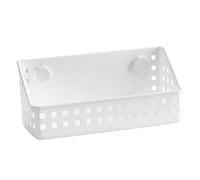 Mangeoire Lapin Râtelier Distributeur Aliment Porte Herbe Accessoire Cage PP pour Petits Rongeurs Adapté à L'Élevage Intérieur et Habitat Animalier, 32cmx12cmx14cm