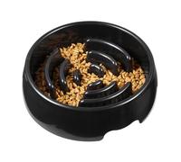 Mangeoire lente - Bol anti-glouton - Plat labyrinthe pour animaux de compagnie | Assiette de nourriture interactive puzzle pour chiots, chats, chiens, conception de l'expéditeur, base antidérapante