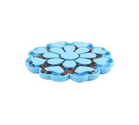 Mangeoire lente, bol d'alimentation lente, 1,2 x 25,9 cm, plat d'enrichissement antidérapant en silicone pour chien, distributeur de friandises pour chiens, stimulation mentale et animal de compagnie