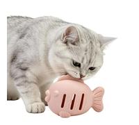 Mangeoire lente en silicone en forme de poisson - Jouet interactif pour | Fabriqué à partir de matériau en silicone doux et durable conçu pour un nettoyage sûr et facile après des sessions de jeu