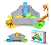 Mangeoire lente pour animaux de compagnie avec base antidérapante, casse-tête interactive créative pour chien, jouets d'enrichissement pour chien pour stimulation mentale, casse-tête pour chiens de