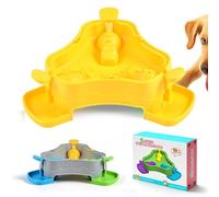 Mangeoire lente pour animaux de compagnie avec base antidérapante, distributeur créatif interactif pour chien, jouets d'enrichissement pour chien pour stimulation mentale, casse-tête pour chiens de