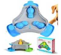 Mangeoire lente pour animaux de compagnie avec base antidérapante, distributeur créatif interactif pour chien, jouets d'enrichissement pour chien pour stimulation mentale, puzzle pour chien de petite