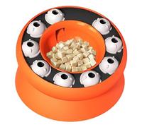 Mangeoire Lente pour Chats - Bol Puzzle Tournant pour Chat - Jeu Interactif d'alimentation pour Ralentir Les Mangeurs Rapides Usage Maison avec Nourriture Sèche en Voyage Et en Intérieur