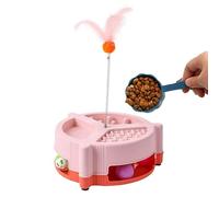 Mangeoire lente pour chats - Gamelle interactive pour chat - Gamelle créative pour chat - Gamelle multifonction pour chat et chiot d'intérieur