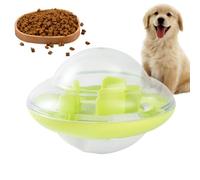Mangeoire lente pour chien | Balle d'alimentation en forme d'OVNI | Mangeoire puzzle pour chien, gamelle pour chat et chiot pour nourriture sèche, crue ou humide