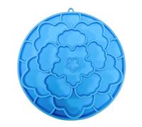 Mangeoire lente pour chien - Plaque en silicone double face | Tapis à lécher pour chien avec ventouses - pour animaux domestiques, chats, chiots, ennui, entraînement, alimentation