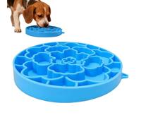 Mangeoire lente pour chiens - Assiette double face en silicone | Tapis à lécher pour chat avec ventouses - pour animaux domestiques, chats, chiots, ennui, entraînement, alimentation