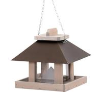 Mangeoire Luna pour Oiseaux - Dimensions : 26 x 26 x 24 cm - Pin FSC 100%