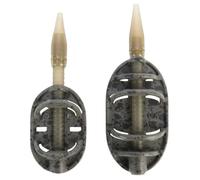 Mangeoire Method Feeder - PRESTON INNOVATIONS - Dura Flat Method Feeder - Taille L - 45 g - Marron