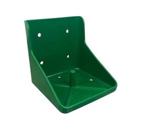 Mangeoire minérale pour bétail - Support de bloc en fer de 25 cm, cadre de montage durable, résistant à la rouille, design classique moderne | Support d'alimentation solide pour bétail, chèvre, poney