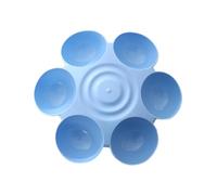 Mangeoire multiple pour chien - 35 x 35 x 11 cm, 6 gamelles pour chat, station d'alimentation multi-animaux, base antidérapante, matériau de qualité alimentaire, organisateur de gamelle durable pour