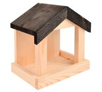 Mangeoire murale - Esschert Design - FB462 - Bois de pin - Couleur noire - Pour oiseaux sauvages