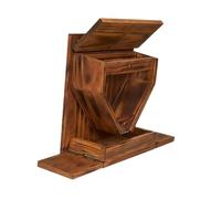 Mangeoire murale pour écureuil - Table de pique-nique en plein air - Grande station d'alimentation en bois robuste et stable