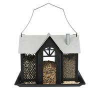 Mangeoire Oiseau Villa En Métal. Dimensions: 26 × 19 × 19 Cm