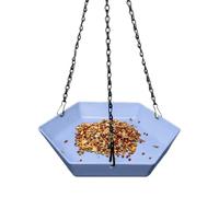 Mangeoire Oiseaux Sauvages, Distributeur de Nourriture Plateau et Bol d'eau pour Faune, Bol Eau Jardin pour Balcon Terrasse Parc Pelouse Porche Patio