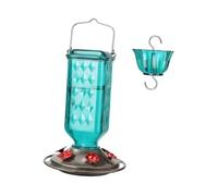 Mangeoire Oiseaux Suspendue Nourrisseur Décoration Extérieure Abreuvoir Jardin Polypropylène Pratique Étanche Convient Cour Ma, Vert