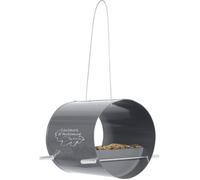 Mangeoire petit tonneau ardoise ø 14 cm pour oiseaux - zolux