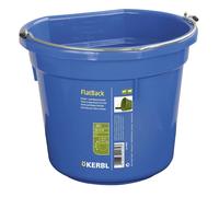 Mangeoire plastique pour cheval Kerbl FlatBack Bleu 20 L