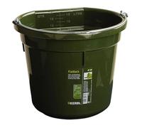 Mangeoire plastique pour cheval Kerbl FlatBack Vert 20 L