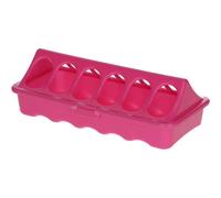Mangeoire plastique pour poussins Kerbl Rose 20x9 cm