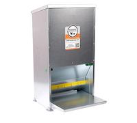 Mangeoire Poules Anti Nuisible Automatique 20 Kg- Distributeur Graines Poules | 35.5 × 24 × 63.5 cm