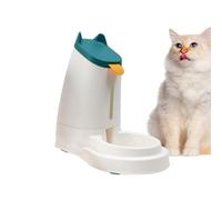 Mangeoire pour animaux de compagnie Distributeurs de nourriture pour chat, mangeoire et abreuvoir par gravité, distributeur d'alimentation d'eau pour chat, fontaine de boisson réutilisable pour chiens