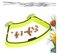 Mangeoire pour Aquarium - Conteneur d'alimentation pour Poissons | Anneau d'alimentation pour Poissons, Brosse de Nettoyage pour Cercle d'aquarium pour Guppy, Bettas, Rouges, Tortues pour Les