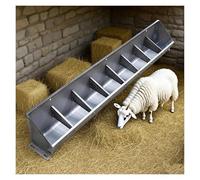 Mangeoire pour bétail, distributeur de foin à suspendre/sol, 50,8 cm, 99,1 cm, 150,9 cm, 200,7 cm, distributeur de foin à suspendre/sol, mangeoire à moutons, mangeoire à moutons en acier inoxydable