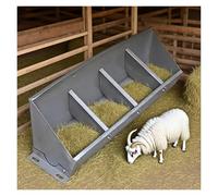 Mangeoire pour bétail, distributeur de foin robuste en acier inoxydable, pour une alimentation efficace dans les enclos pour animaux et les fermes