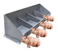 Mangeoire pour bétail en acier inoxydable, étanche, robuste, pour porcs, bétail, chèvre, chevaux, élevage intérieur et extérieur