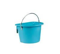 Mangeoire pour bovins avec anse et crochets de suspension Horizont Turquoise 14 L