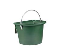 Mangeoire pour bovins cheval avec anse et crochets de suspension Horizont Vert 14 L